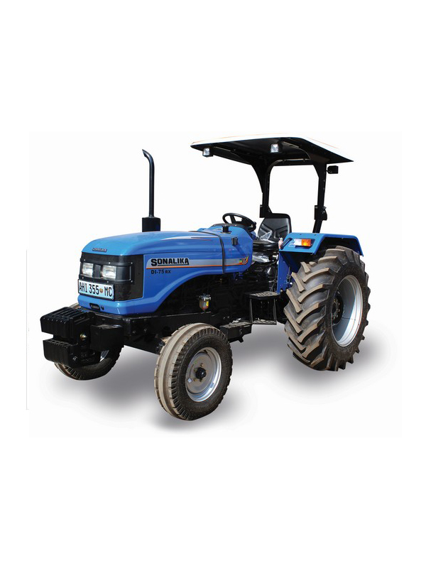 TRACTOR SONALIKA DI-75RX - 2WD WORLDTRAC WITH ROPS WITH HARD