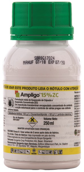 AMPLIGO 15% ZC (LAMBDA CIALOTRINA+CLORANTRANILIPROLE) 250ML
